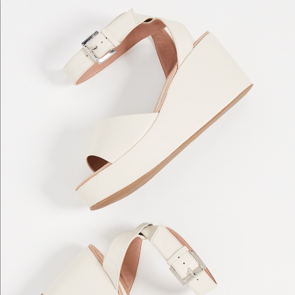 Rachel Comey Juno Wedge Sandal, Size 9.5, Cream/Bone - Picture 4 of 15